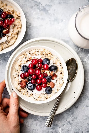 Overnight Steel Cut Oats - Make Ahead Friendly Breakfast Recipe