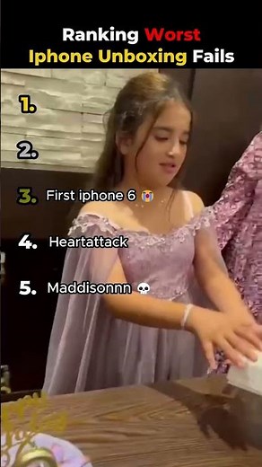 Ranking Funniest iPhone Unboxing Fails #funny #fails #shorts