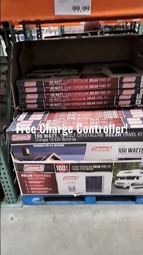 Coleman 100 watt solar panel at Costco!