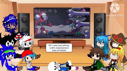 The GLITCH GANG reacts to Friday Night Dustin (Part 1)