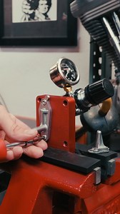 Harry walks us through a little bit of the process involved with testing your piston cooling jets using our #9071 piston cooling jet tester for Milwaukee Eight and Twin Cam engines 🔥 Full product breakdown video coming soon to the FEULING YouTube Channel Proudly made in the USA 🇺🇸 . #feulingparts Feulingparts.com | Feuling Parts