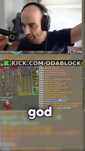 ODA CLUTCHES A 1V3 for BANK in DMM #runescape #odablock