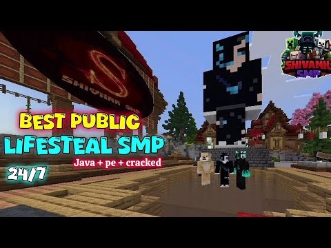 BEST PUBLIC LIFESTEAL SMP 😱 | 24/7 Java + PE + Cracked 🔥 Shivank SMP
