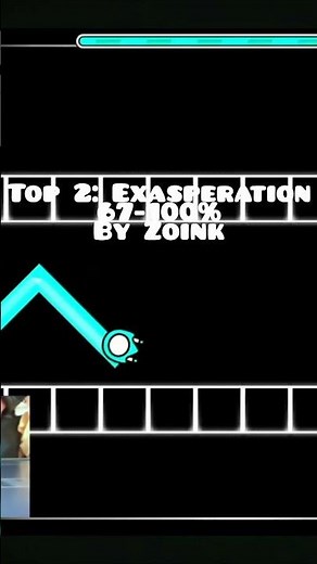 Top 3 Exasperation Runs #geometrydash #exasperation