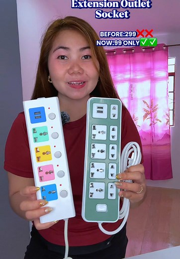 Extension Outlet Socket Plug with switch botton and usb port #extension #wireextension #extensionoutlet #affordableextensions #socketextension #fyp #trending #foryoupage