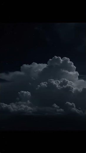 Distant Storm Clouds With Silent Lightning ⚡ Dark Sky Atmosphere