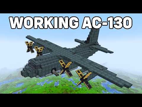 I Made a Working AC-130 with Create!