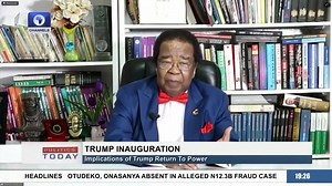 71K views · 1.1K reactions | ''The worst inaugural address I will hear in my life is the one I heard today... There was nothing there for the rest of the world...It was more of an address threatening different parts of the world.'' -Bolaji Akinyemi on Trump's presidential inaugural address #CTVTweets | Channels Television | Facebook