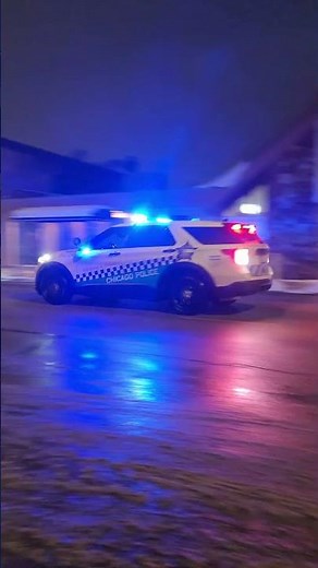 Chicago Police Interceptor Utility Responding [01.31.2026]