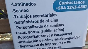 #RHC -| Samuel Mejía, propietario de Technology, informa que la empresa ofrece servicios de instalación de cámaras, personalización de tazas y camisas, e ingeniería informática. | Roatán Hable Claro