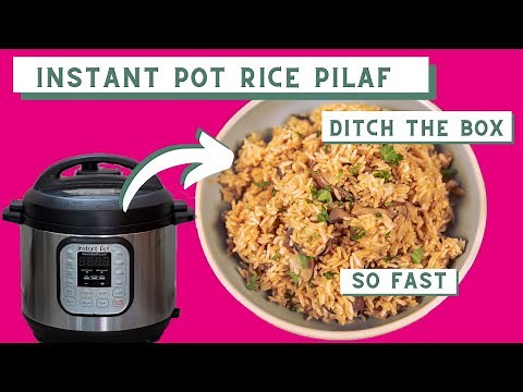 Instant Pot Rice Pilaf