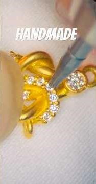 Making a $10,000 Gold & Jade Necklace from Scratch #jewelrymaking #luxury