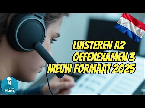 (Nederlands) Luisteren A2 NIEUW FORMAAT 2025 Oefenexamen 3