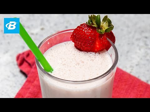 Strawberry Mass-Gainer Protein Shake Recipe
