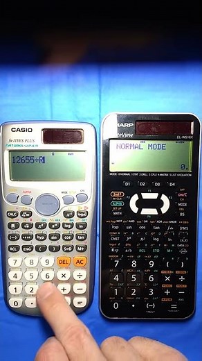 CASIO fx-115ES PLUS vs SHARP EL-W516X -- [08] Division with Remainder (Modulus)