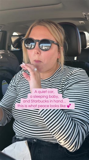 Realtor mama life: baby sleeping in the car, Starbucks in hand, answering client’s before errands 📲✨ #realtor #realtorsoftiktok #realestateagent #realtorhumor #fyp