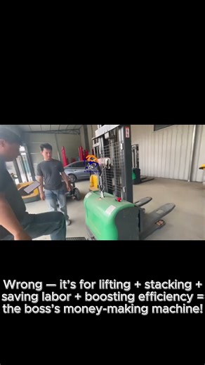 Easy Handling, Double Efficiency. #StackerTraining #StackingHandling #HeavyDutyStacker