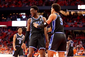 "I love watching Joel Embiid" - Duke's defensive savant and ACC Defensive Player of the Year Mark Williams compares his game to the NBA MVP candidate