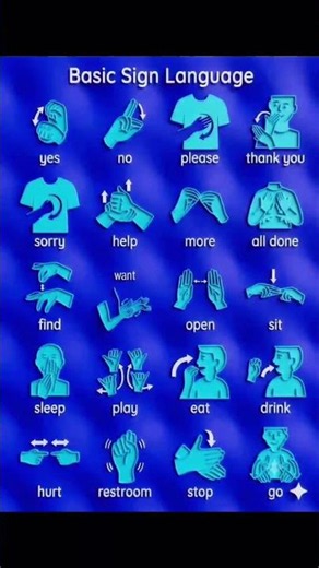 Basic Sign Language That Could Change Someone’s Life 🌍 #short #shortvideo #shorts #signlanguage