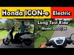 Honda Icon-e 2025/26 | Full Ride Experience & First Impressions