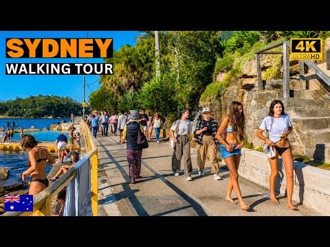 Sydney Australia Walk | Manly Beach Autumn Walk | 4K Walking Tour