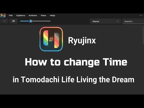 Ryujinx | How to change Time in Tomodachi Life Living the Dream