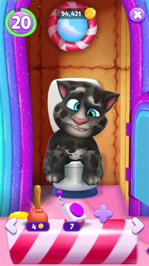 Talking Tom Toilet Explosion 😱🚽 | Funny Tom Short Video#shorts #talkingtom #rip #games