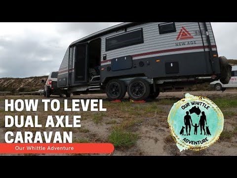 How To: Level a dual axle caravan with independent suspension