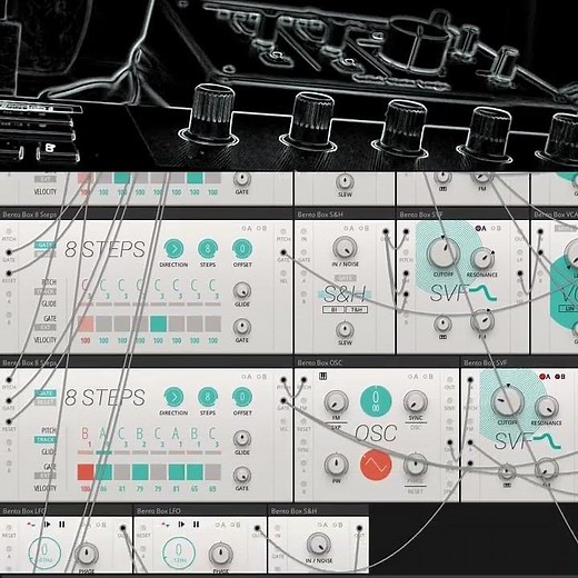 One Finger Goa Trance with Native Instruments Reaktor Blocks Base #Shorts