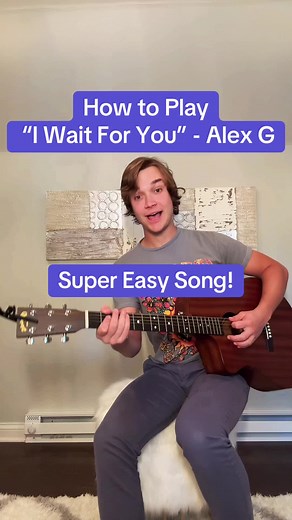 Learn How to Play “I Wait For You” on Guitar - Easy Tutorial by Alex G