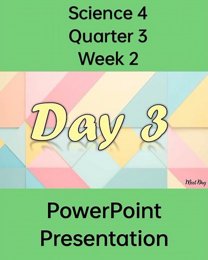Science 4 Matatag Curriculum PowerPoint Presentation Quarter 3 Week 2 #grade4matatag #grade4 #ppt