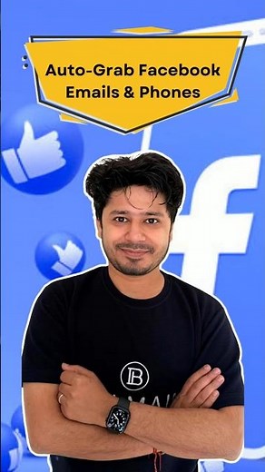 Extract Facebook Contacts: Emails & Phones Instantly! #facebook #automation #aiautomation #ai