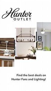 Introducing the Hunter Outlet! Find the best deals on Hunter Fans and Lighting. https://bit.ly/hunteroutlet | Hunter Fan Company | Facebook