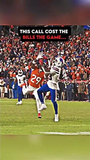 This Ref Cost The Bills The Game…😭😬 #shorts #nfl