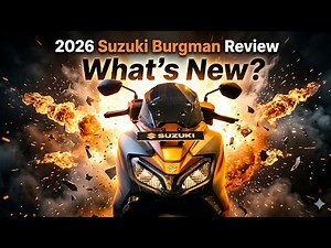 2026 Suzuki Burgman Review What's New?