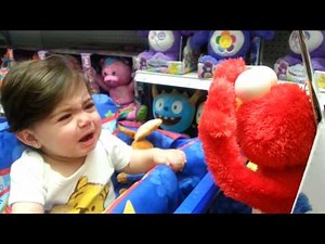 Abby is scared of Elmo