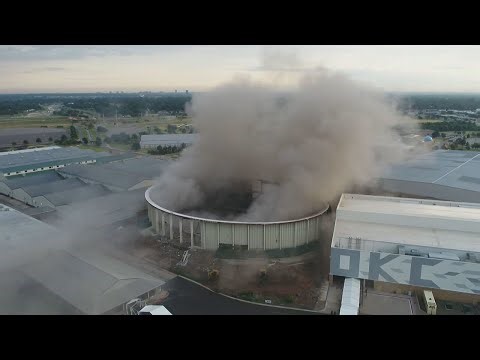 Jim Norick Arena Roof Implosion | Full Video