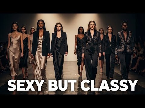 American Sexy Elegance 🔥 Stunning Women, Classy Runway Looks You’ll Love