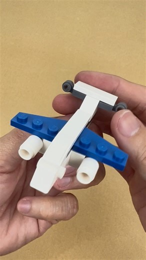 Fast building a simple Lego Moc Private Jet