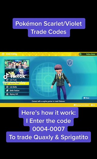Pokémon Scarlet and Violet Trade codes #Pokémon #pokemonscarletviolet #tradecodes #execlusives