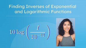 Finding Inverses of Exponential Logarithmic Functions