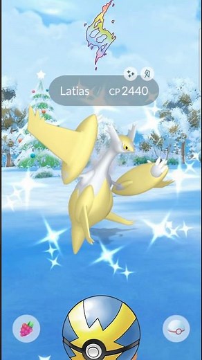 Getting Lucky With✨️Shiny Mega Latias Raid in #pokemongo