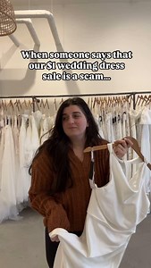 Our Dollar Day sale is as real as it gets, and we work very hard to make sure everyone has all of the information and expectations are clear from the start! Here are some answers to frequently asked questions: - there are limited $1 dresses - dresses sell out fast, so you have to be on right at 6pm ET - 10,000 brides will be on the website at the same time, and it’s the first person to complete check out who gets the dress - make sure you see our sizing video for how to find your bridal size, it