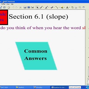 Intro to Slope