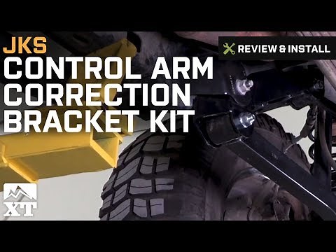 Jeep Wrangler JKS Control Arm Correction Bracket Kit (2007-2017 JK) Review & Install