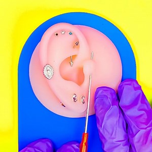 589K views · 1.3K reactions | How Rare Piercings Are Done | Lady Panda | Facebook