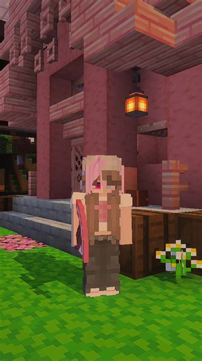 Minecraft house ideas with kawaii texture pack #minecraft #minecraftbuilds #minecrafthouse #ideas