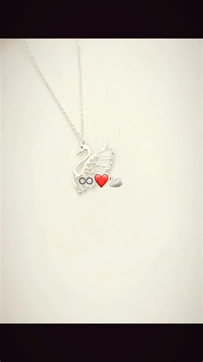 Swan Necklace: A Unique Infinity Design