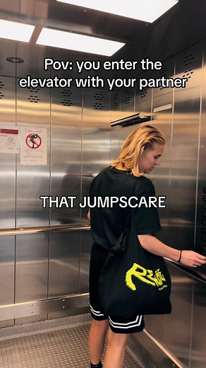 Girl Stuck in Elevator Kissing Prank