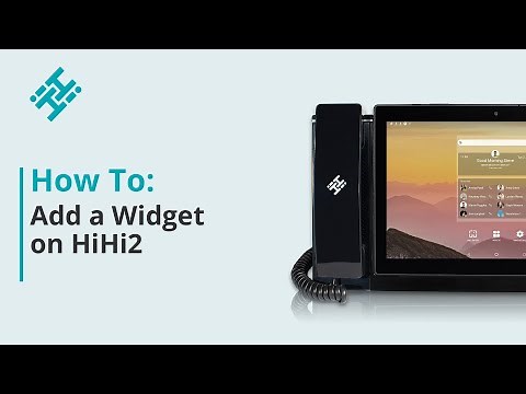 How To: Add a Widget on HiHi2